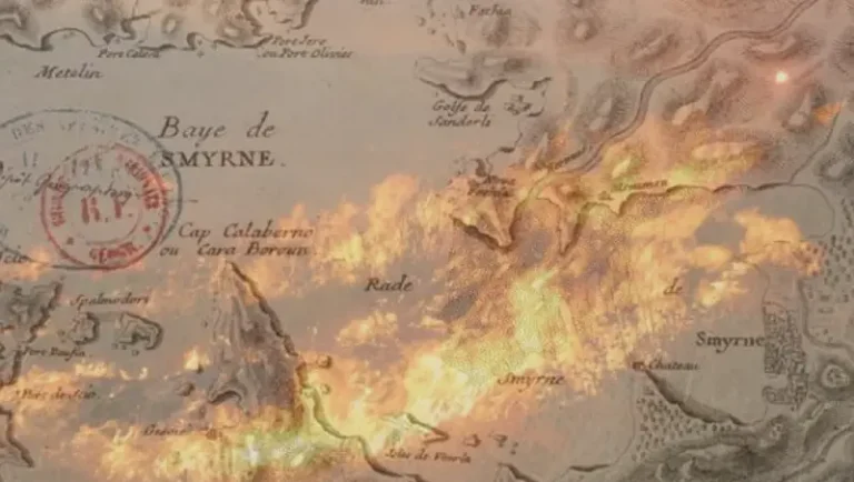 Περιγραφή της πυρκαγιάς του 1742 στη Σμύρνη