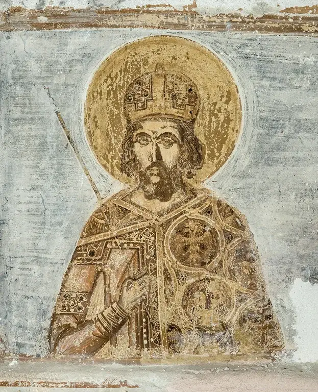 Κωνσταντίνος Παλαιολόγος τοιχογραφία